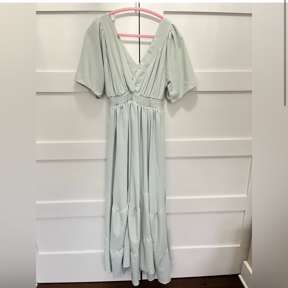 Baltic Born Delilah Maxi Dress in Sage RR. - Picture 7 of 13